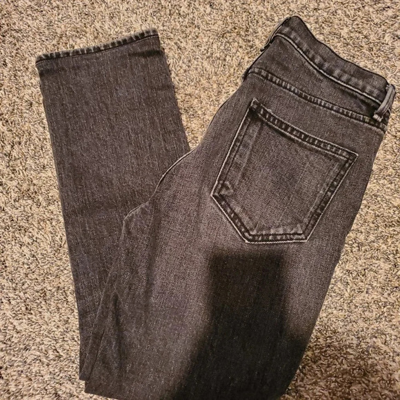 Rag & Bone Vintage Ankle Straight Jeans Black Bunnys 25 - Picture 1 of 3